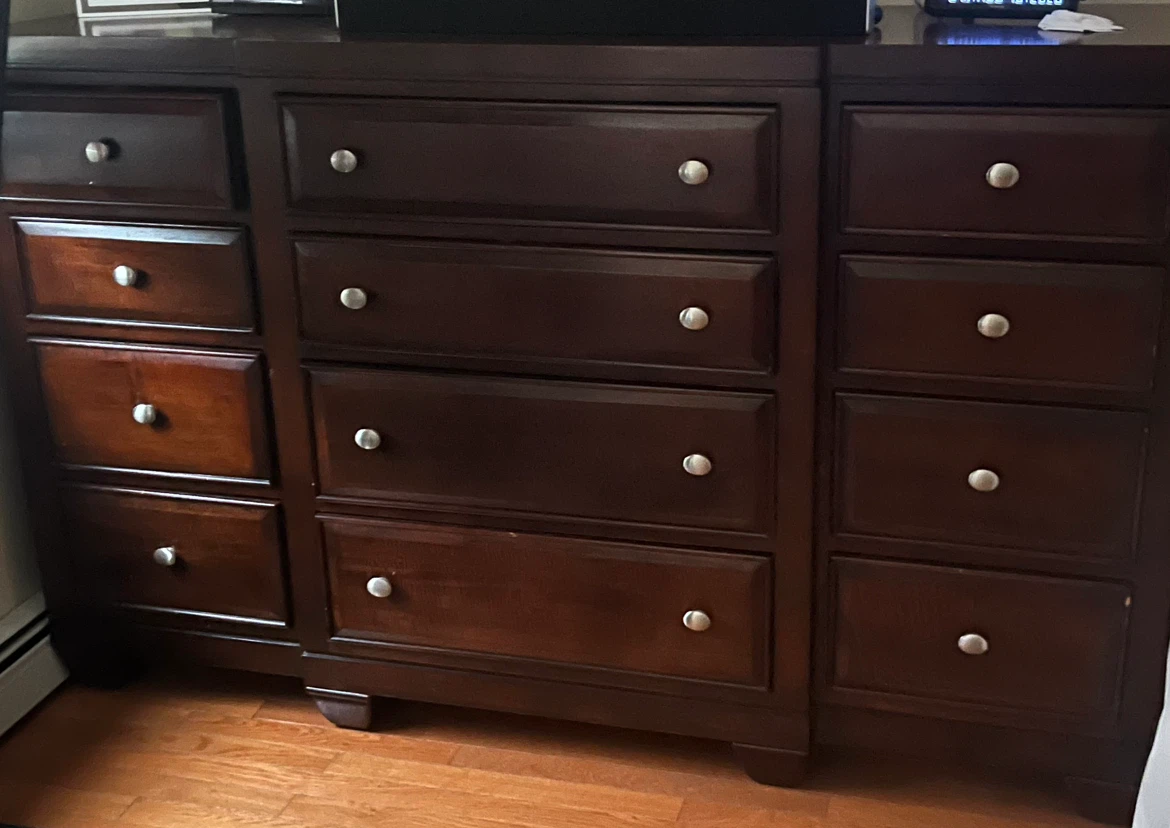 Dressers, head board, bed frame - photo 2