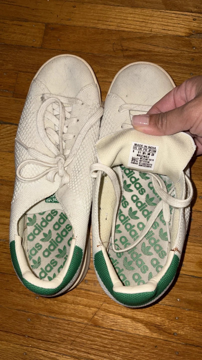 Adidas Stan Smith Knit Sneakers US 6 - photo 3
