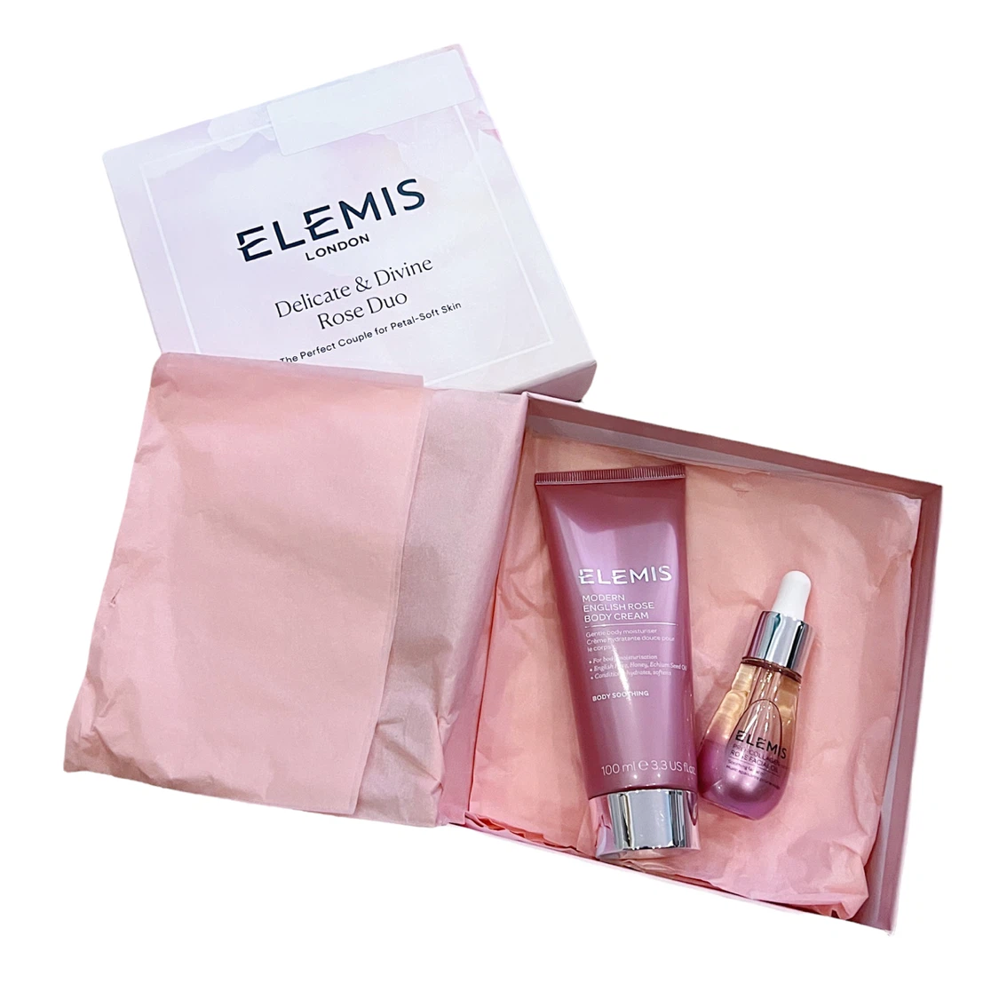 ELEMIS DELICATE AND DIVINE ROSE DUO - BNIB - photo 3
