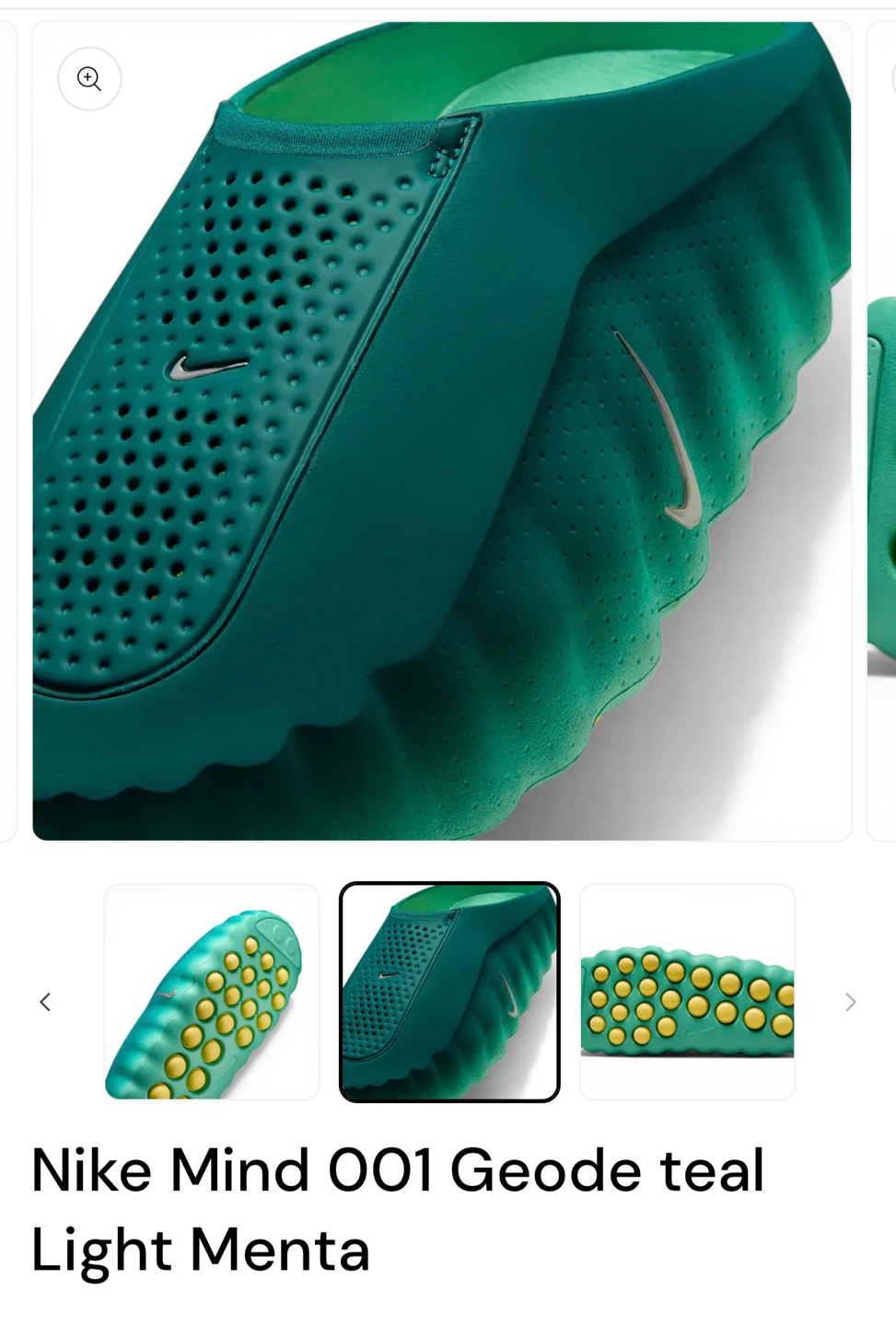 Nike Mind 001 Geode Teal Mules - photo 4