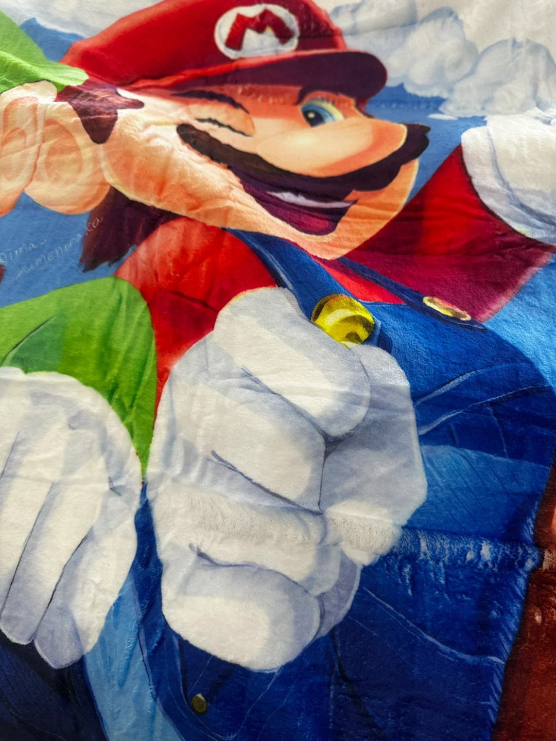 Super Mario Plush Blanket