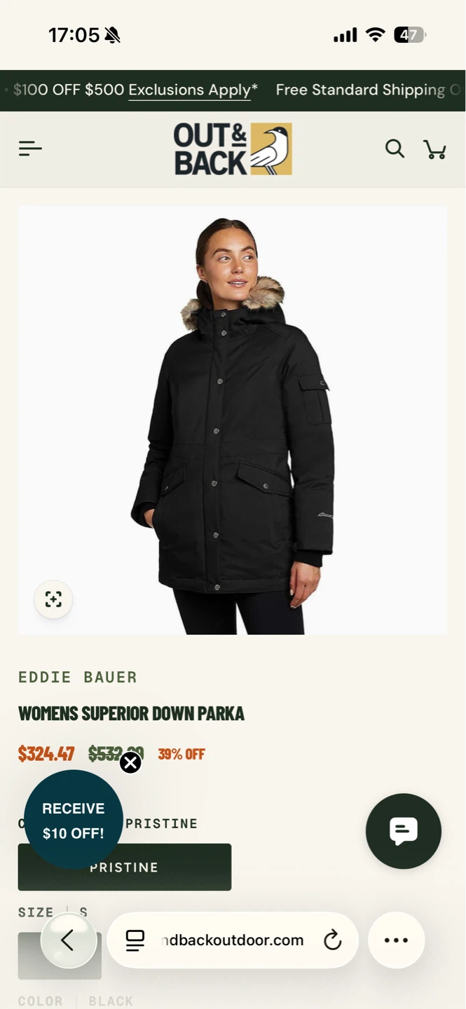NEW Eddie Bauer Superior Down Parka–NWT Originally $449- - photo 4