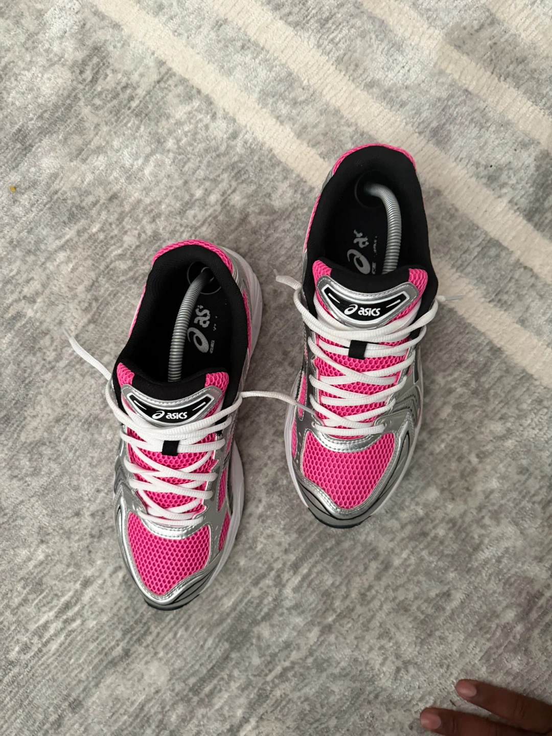 ASICS Men’s Pink Silver Running Shoes - photo 4
