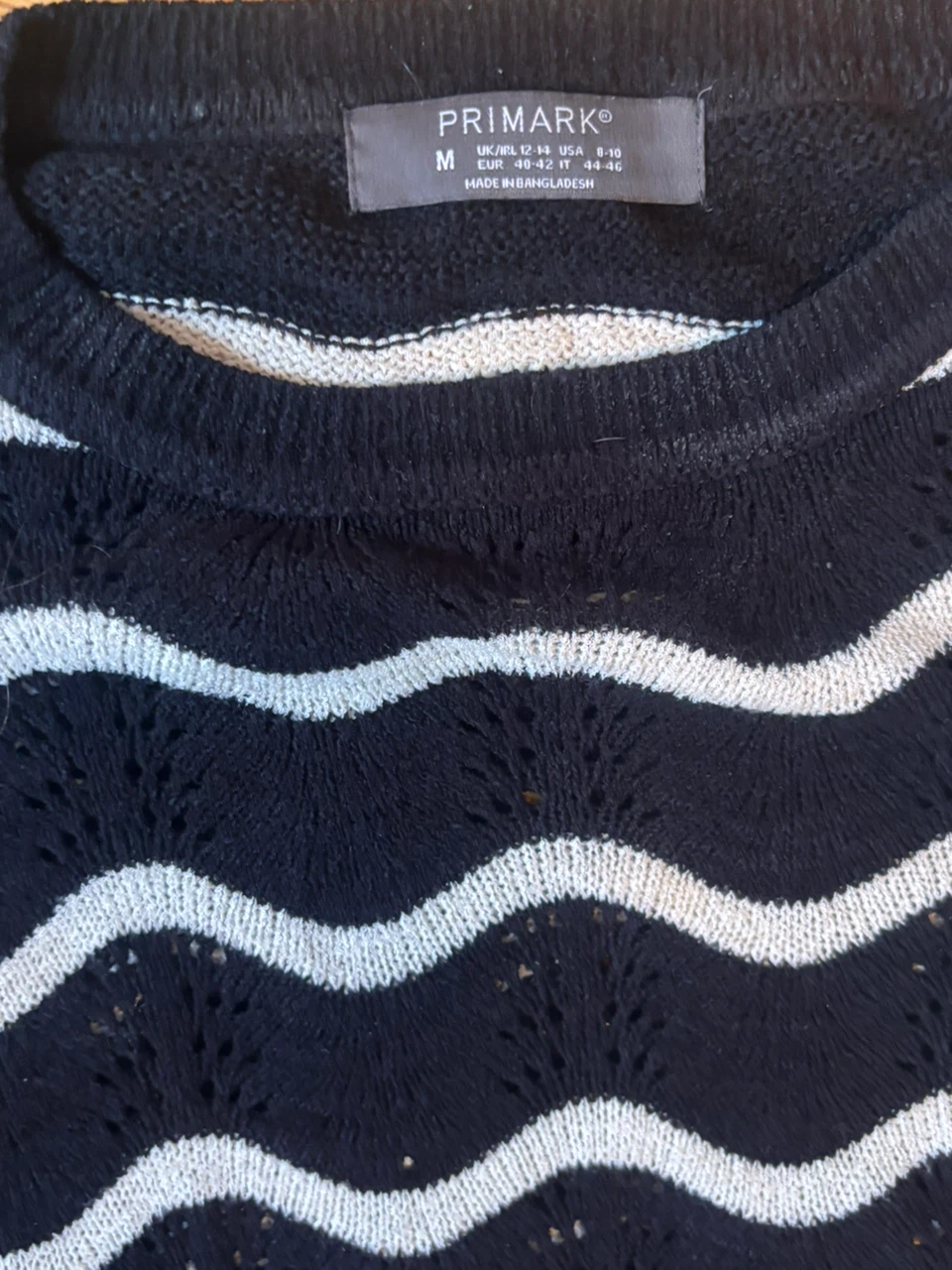Primark Black and White Wavy Stripe Sweater - photo 2