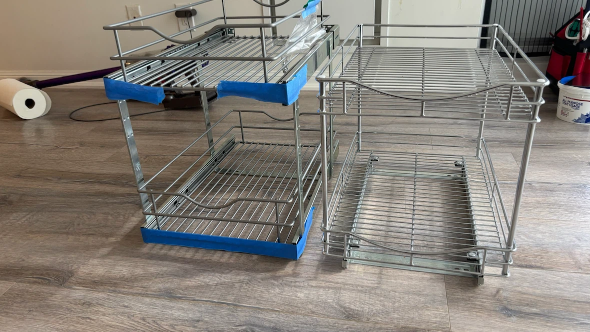 Two-tier pull-out cabinet organizers - photo 2