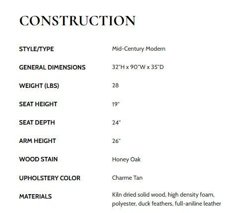 Article Sven Birch Ivory Sofa - photo 2