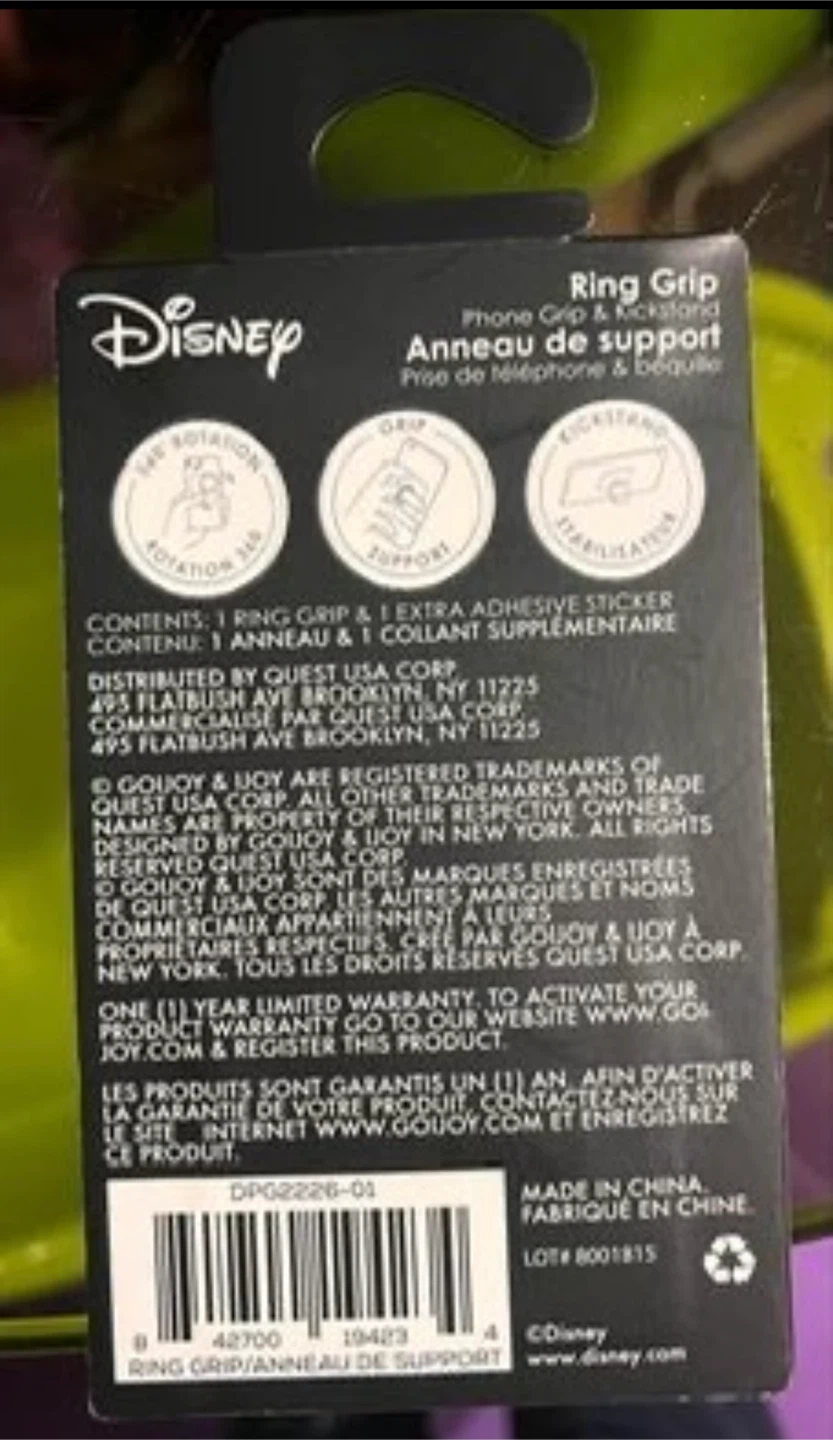 Disney Phone Ring Grip & Kickstand - photo 2