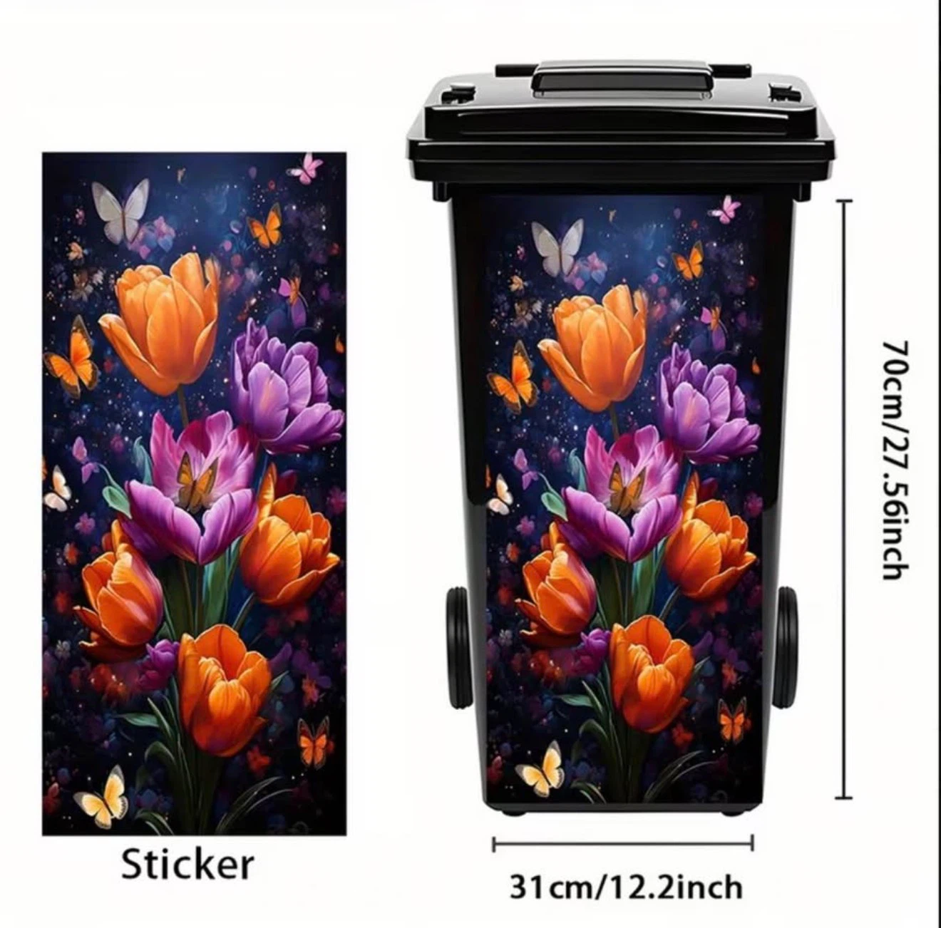Trash Can Stickers - Various Designs - photo 2