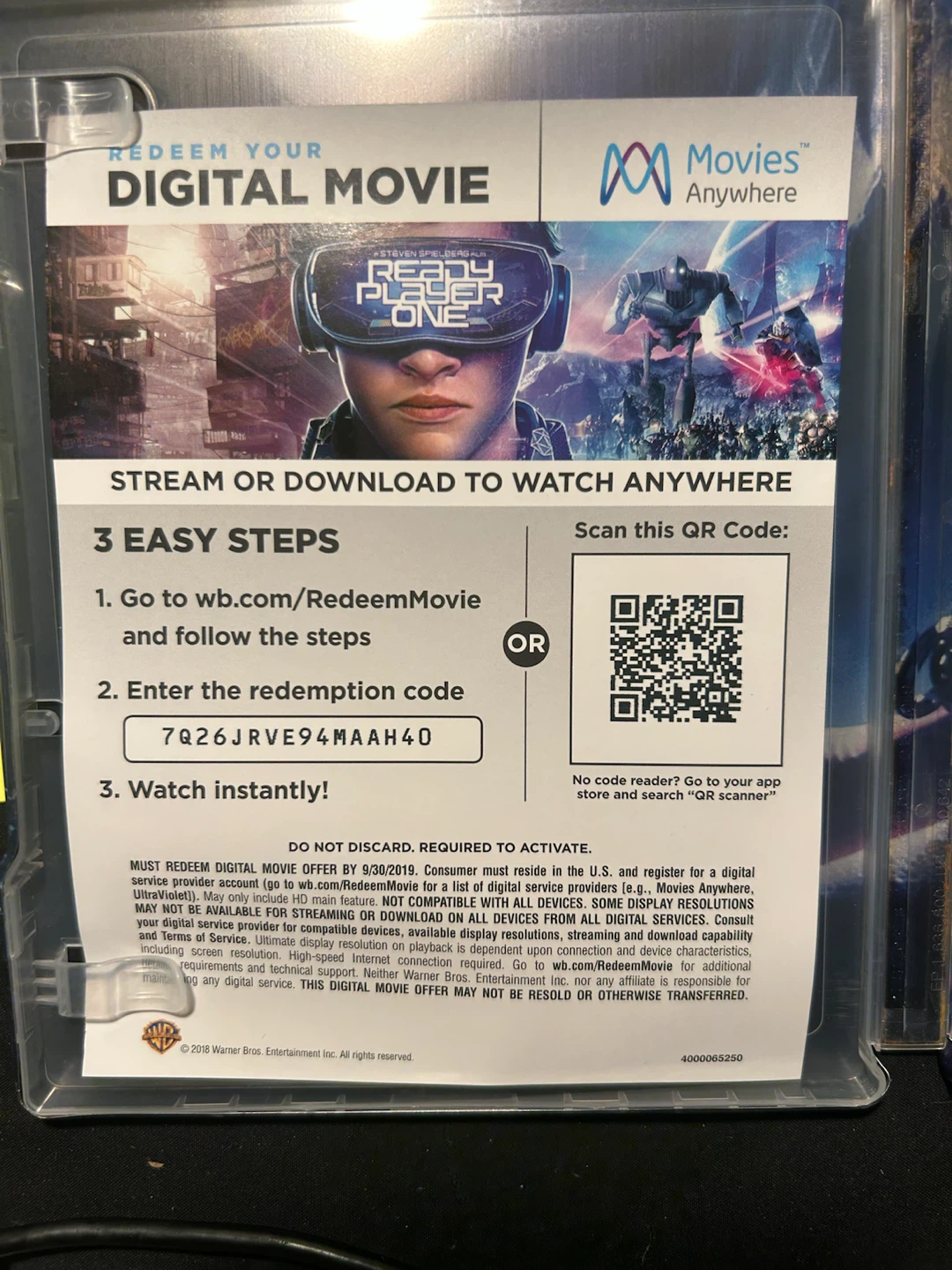 Ready Player One 2 Disc Set - photo 5