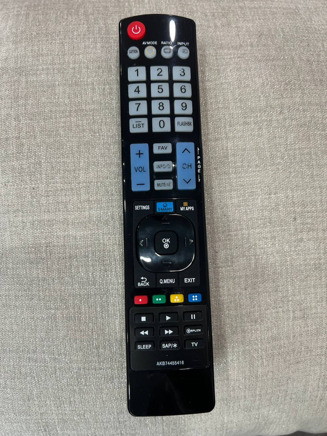 LG TV Remote Control AKB74455416 - photo 3