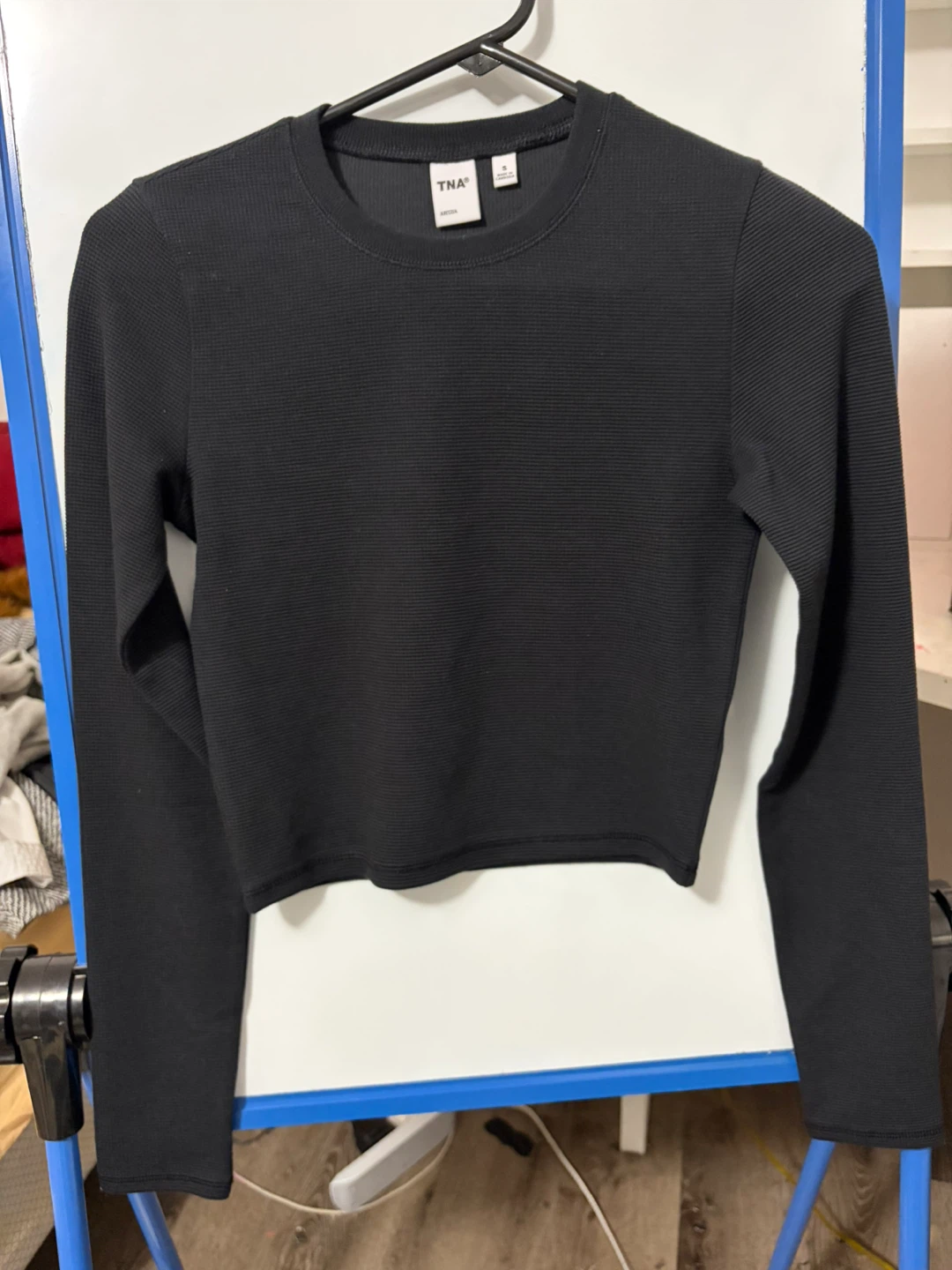 TNA Aritzia Black Long Sleeve Top