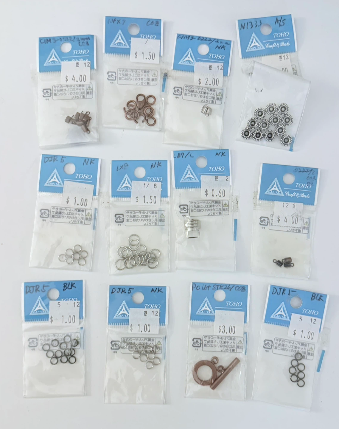 LOT: Jewelry Baubles, Fasteners, Clasps, Cording, etc. - photo 2