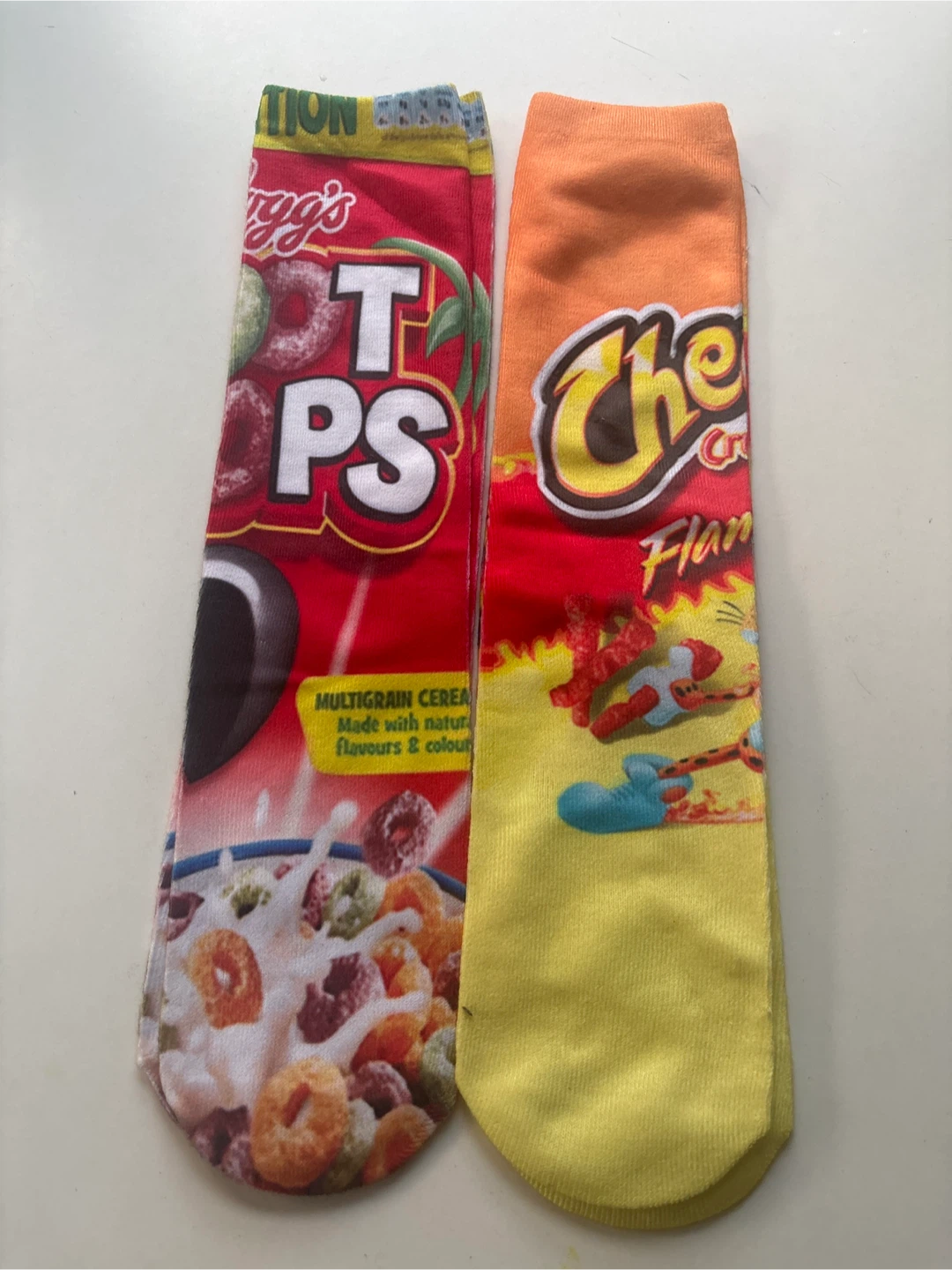 Kellogg's Froot Loops & Cheetos Flamin' Hot Socks