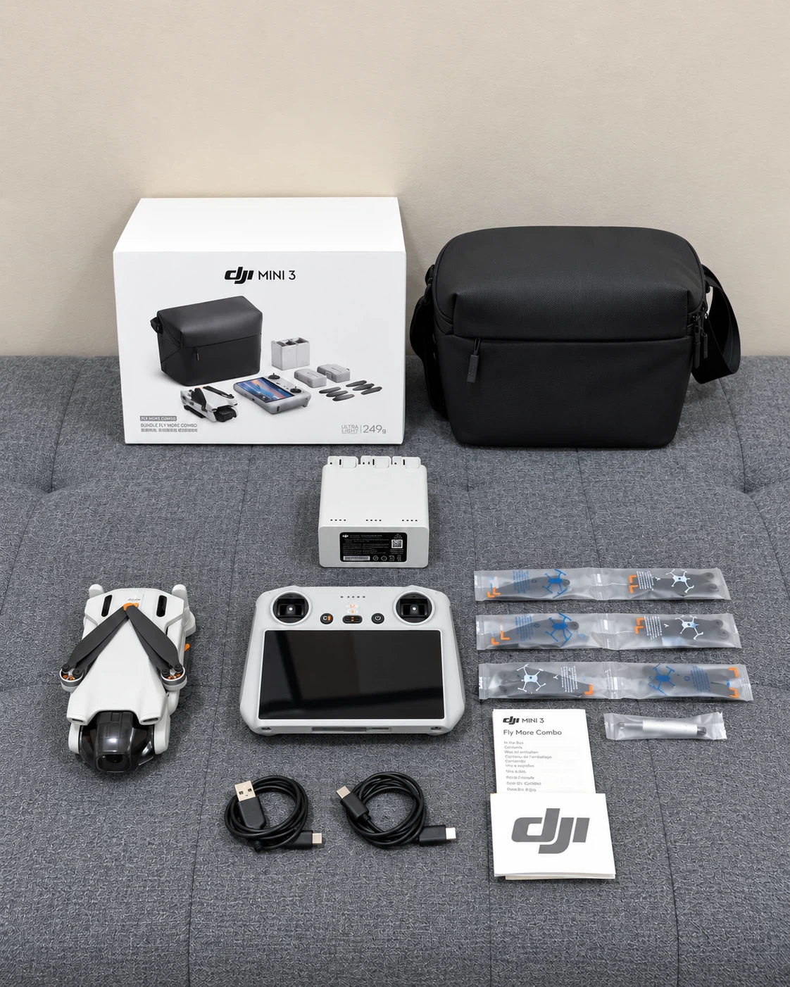 DJI Mini 3 Fly More Combo - Like New