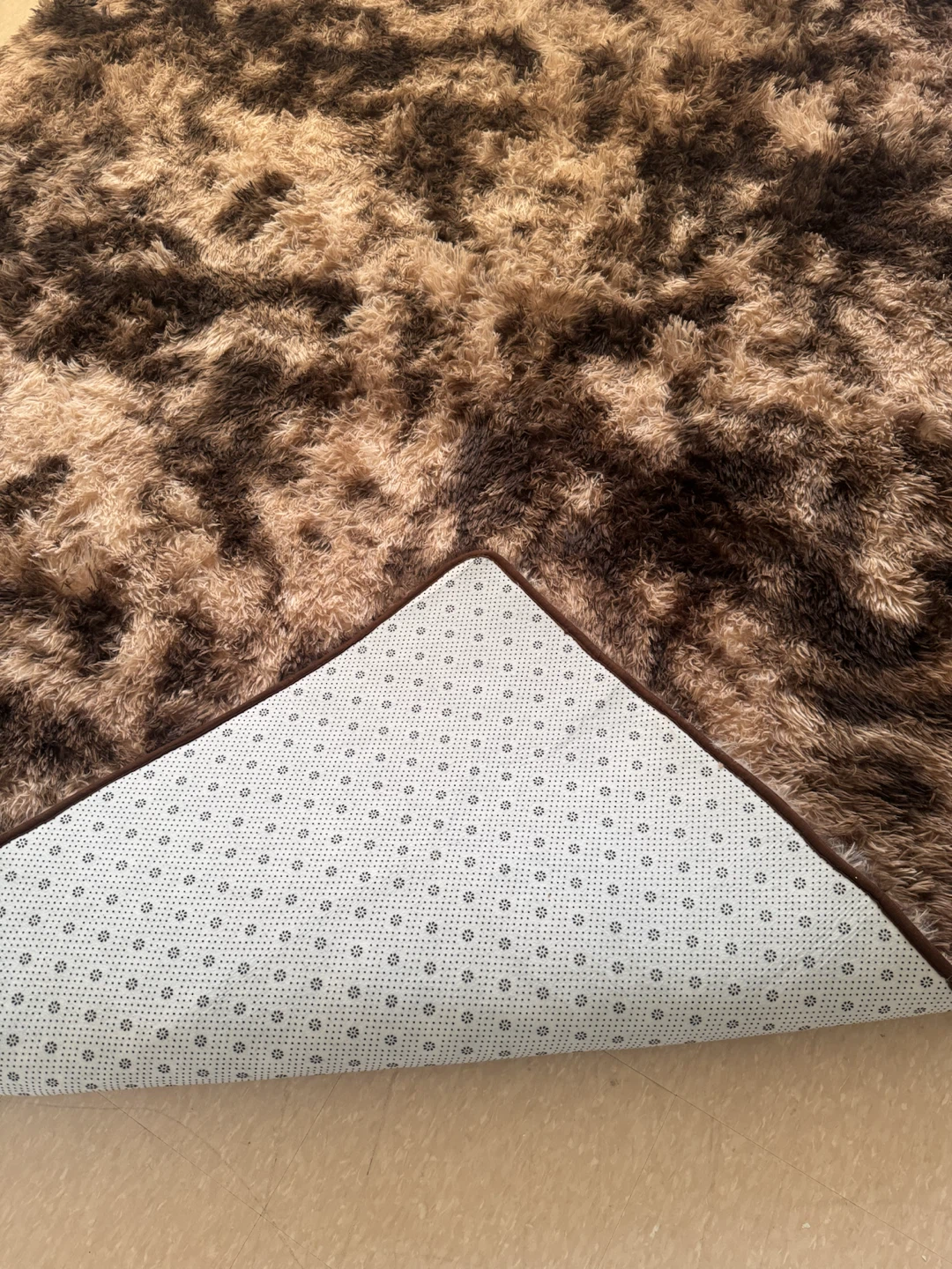 Brown Shaggy Area Rug