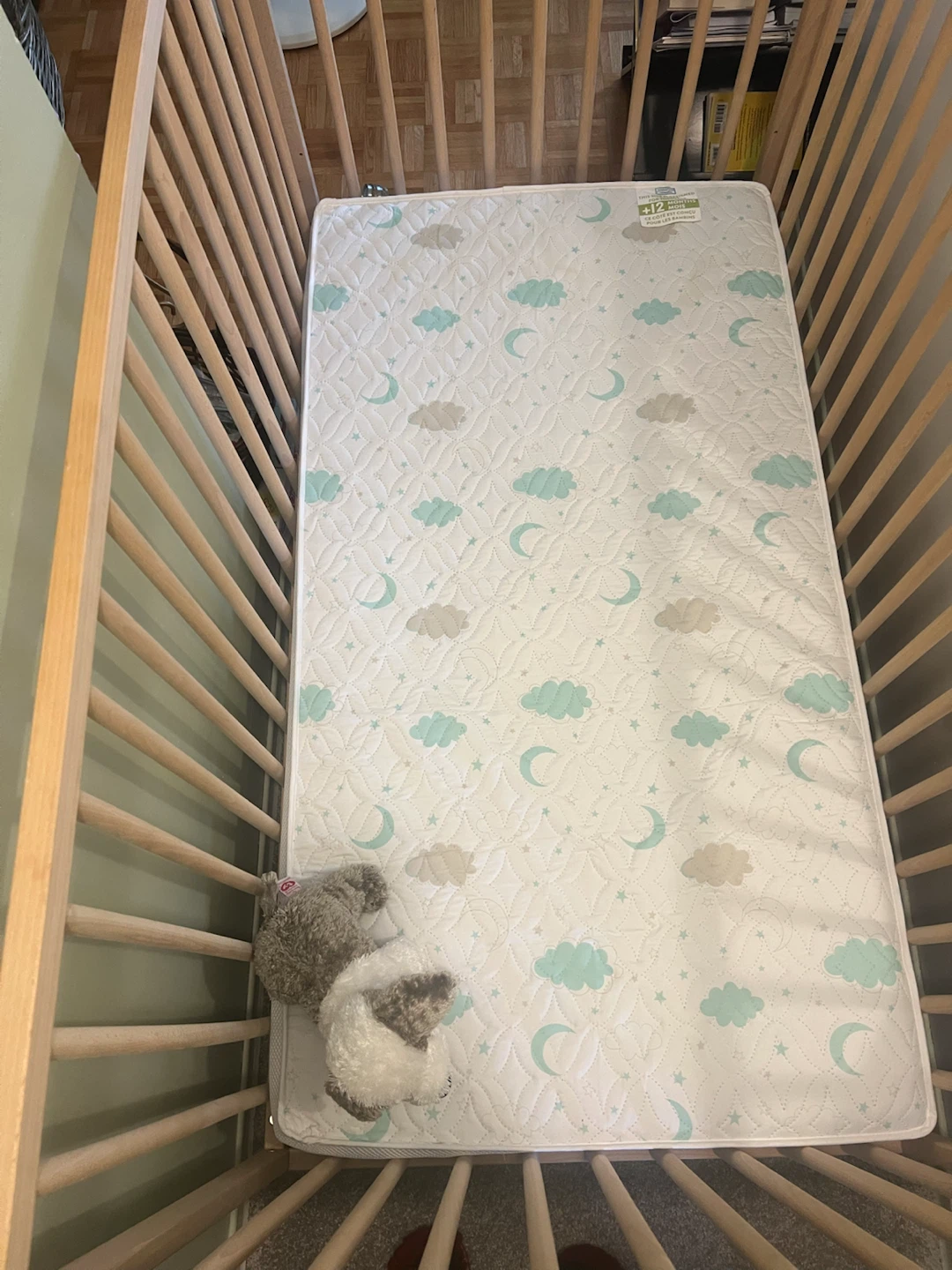 IKEA Sniglar Baby Crib with Mattress - photo 2