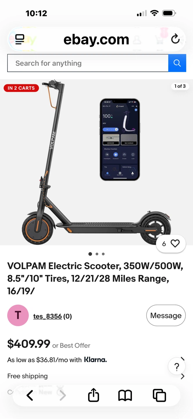 VOLPAM Electric Scooter