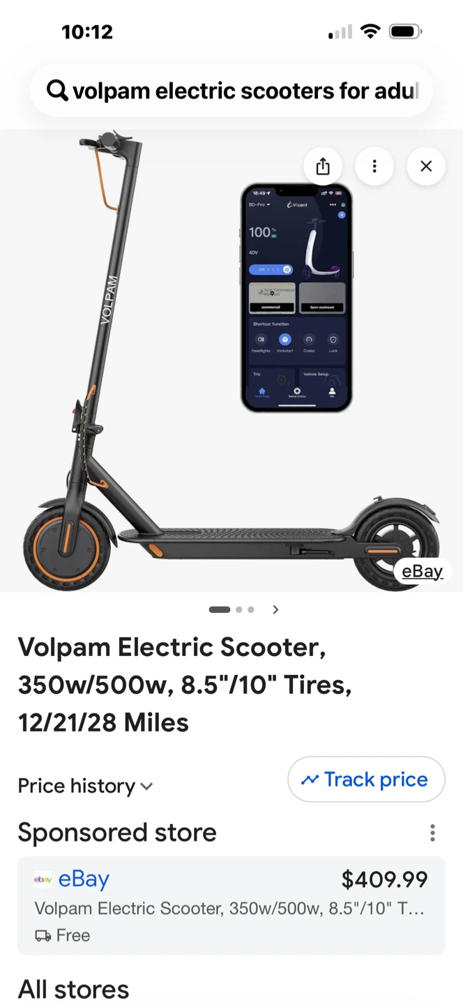 VOLPAM Electric Scooter - photo 4