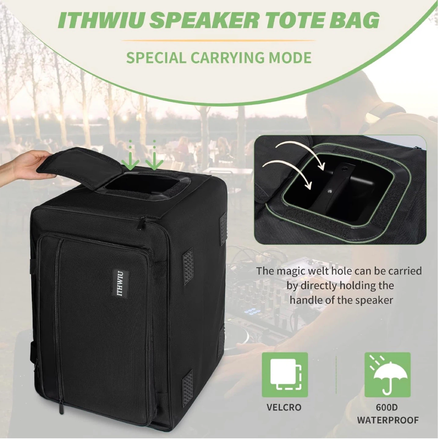 Speaker Bag for 8" Speaker Cabinets (IT-TOTE8) - New - photo 3