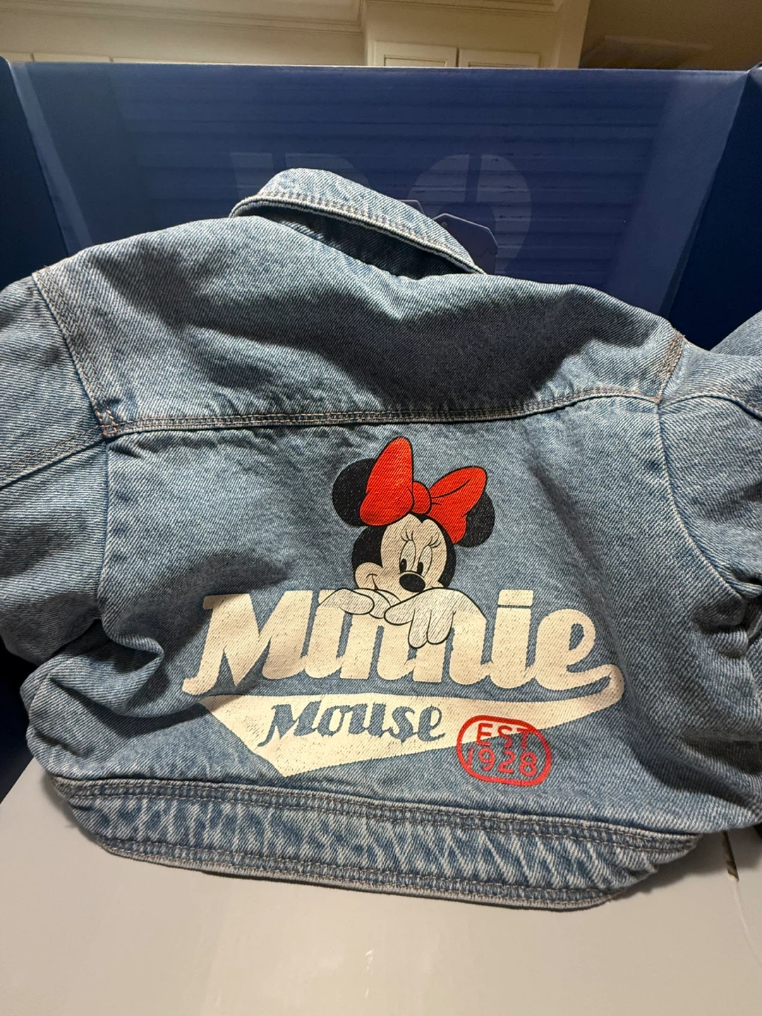 Zara Disney Minnie Mouse Denim Jacket
