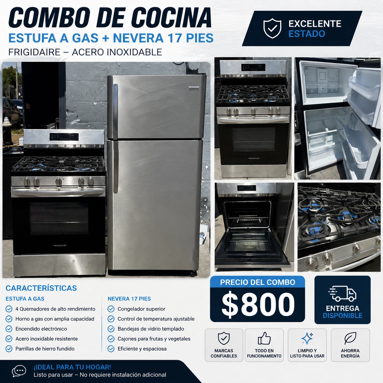 Frigidaire combo unit