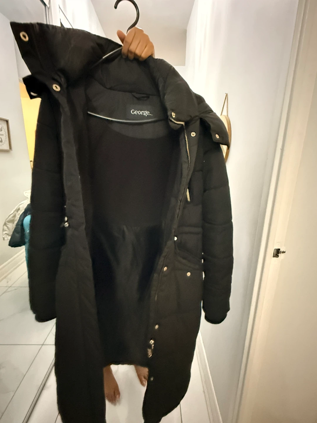 George Black Puffer Coat - photo 2