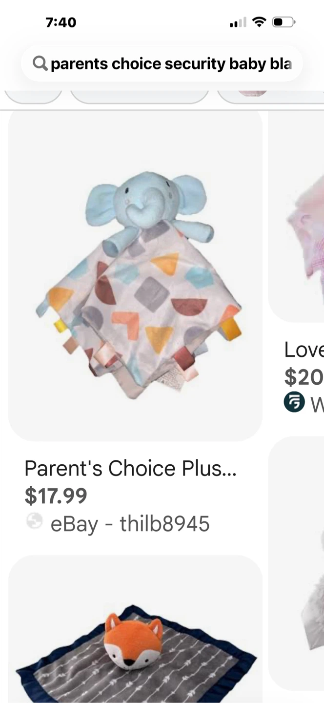 New security blanket each $5