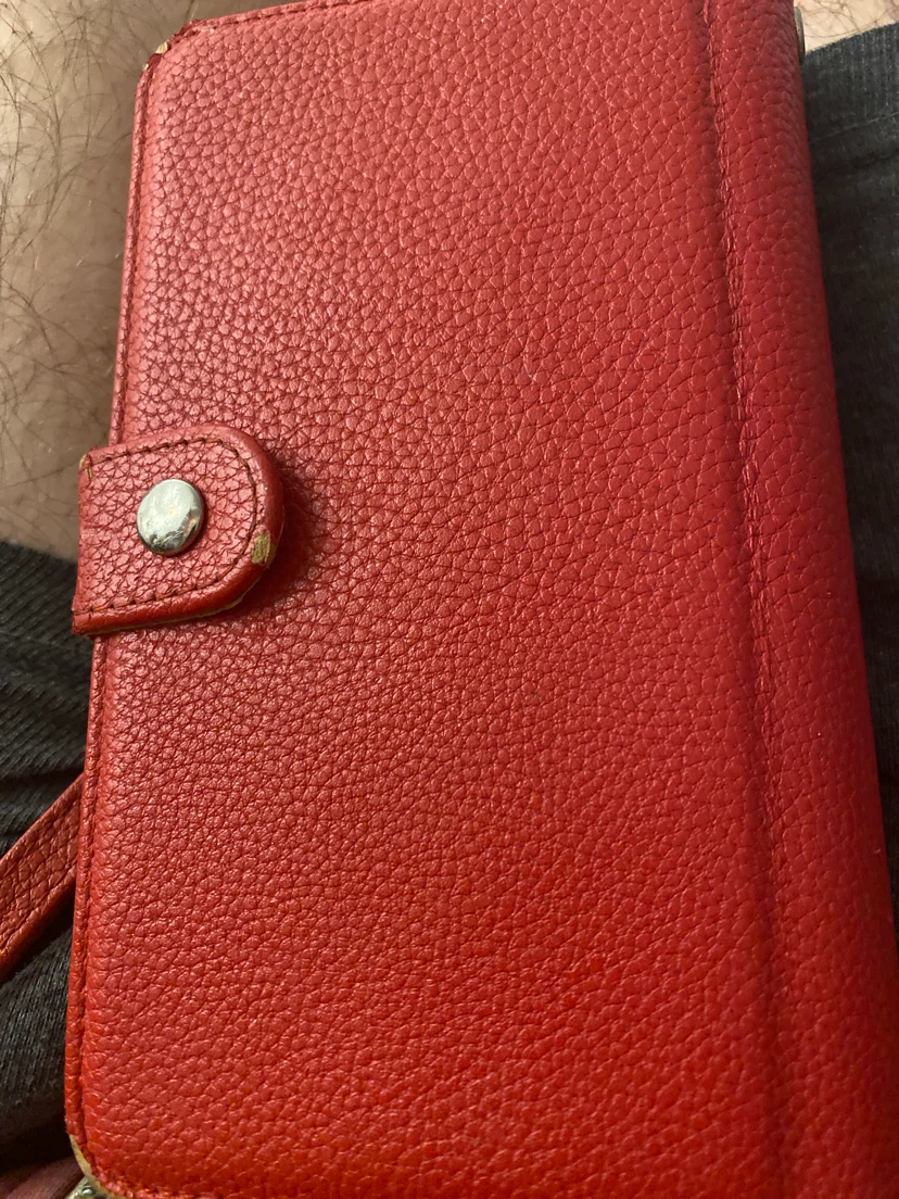 Red Wristlet Wallet