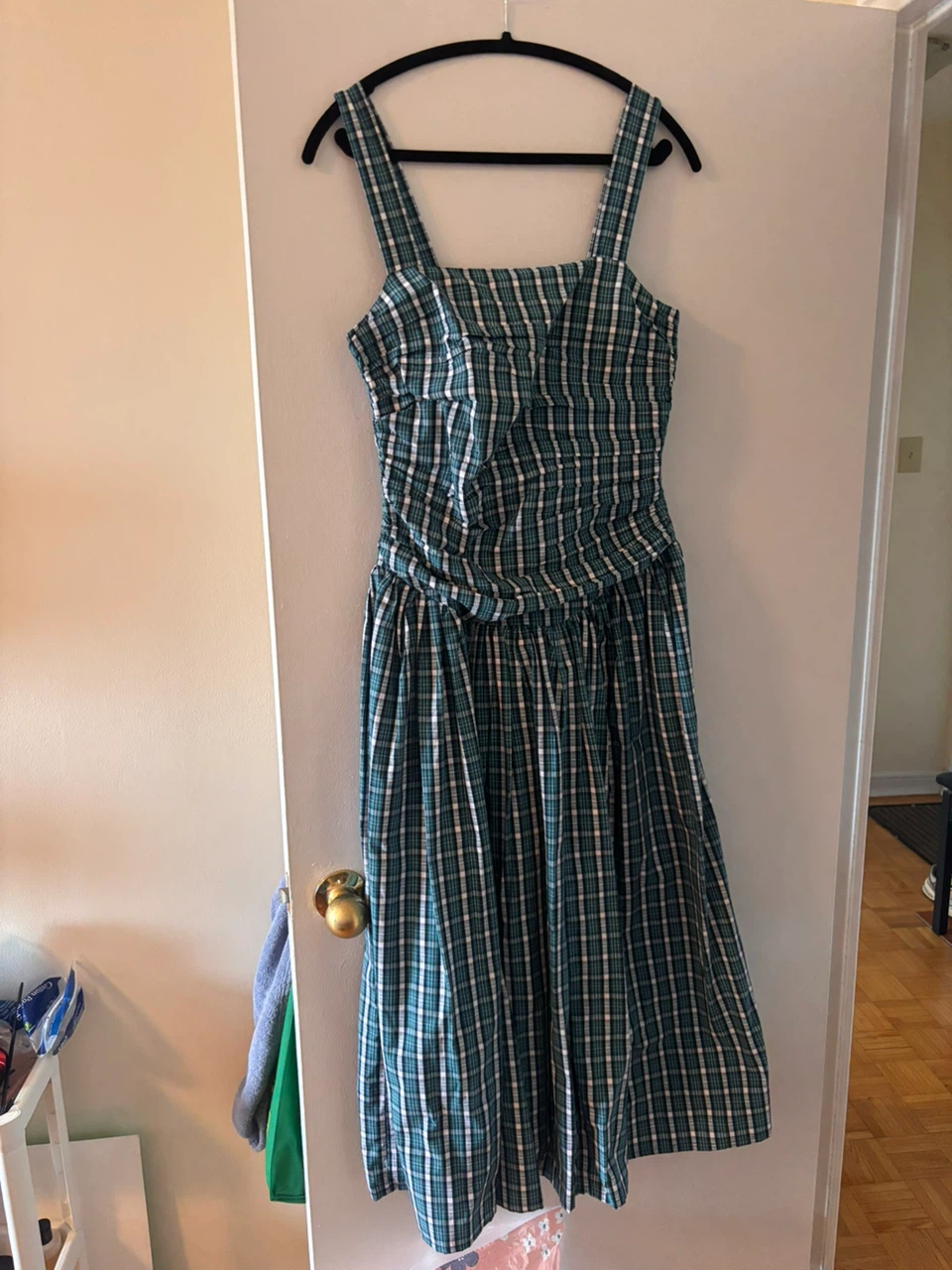 Blue plaid dress from ASOS
