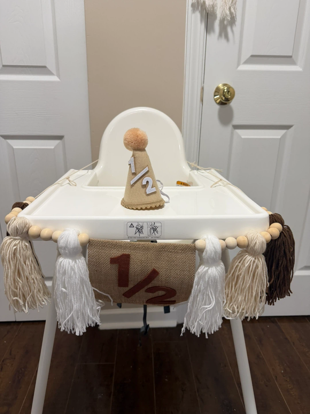 Half Birthday Party Decor Set