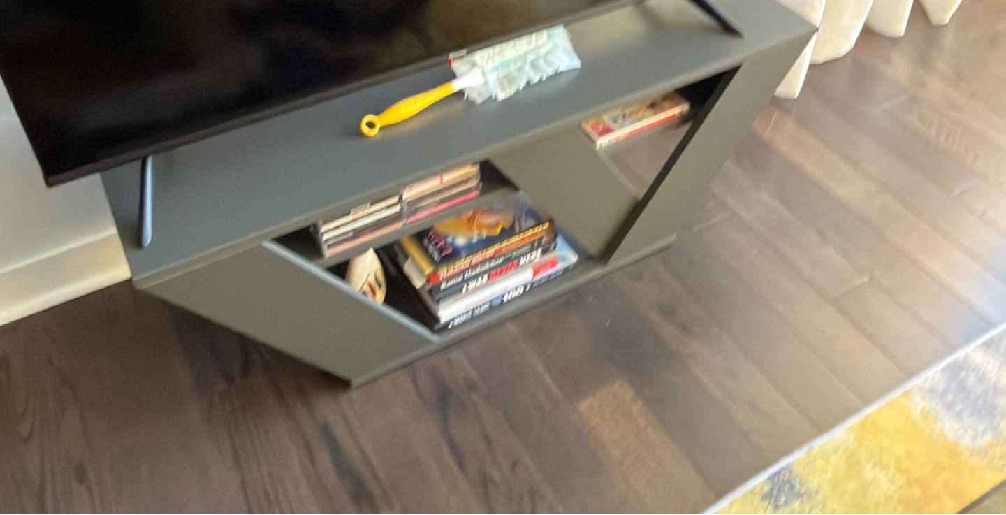 Modern Grey TV Stand Media Console