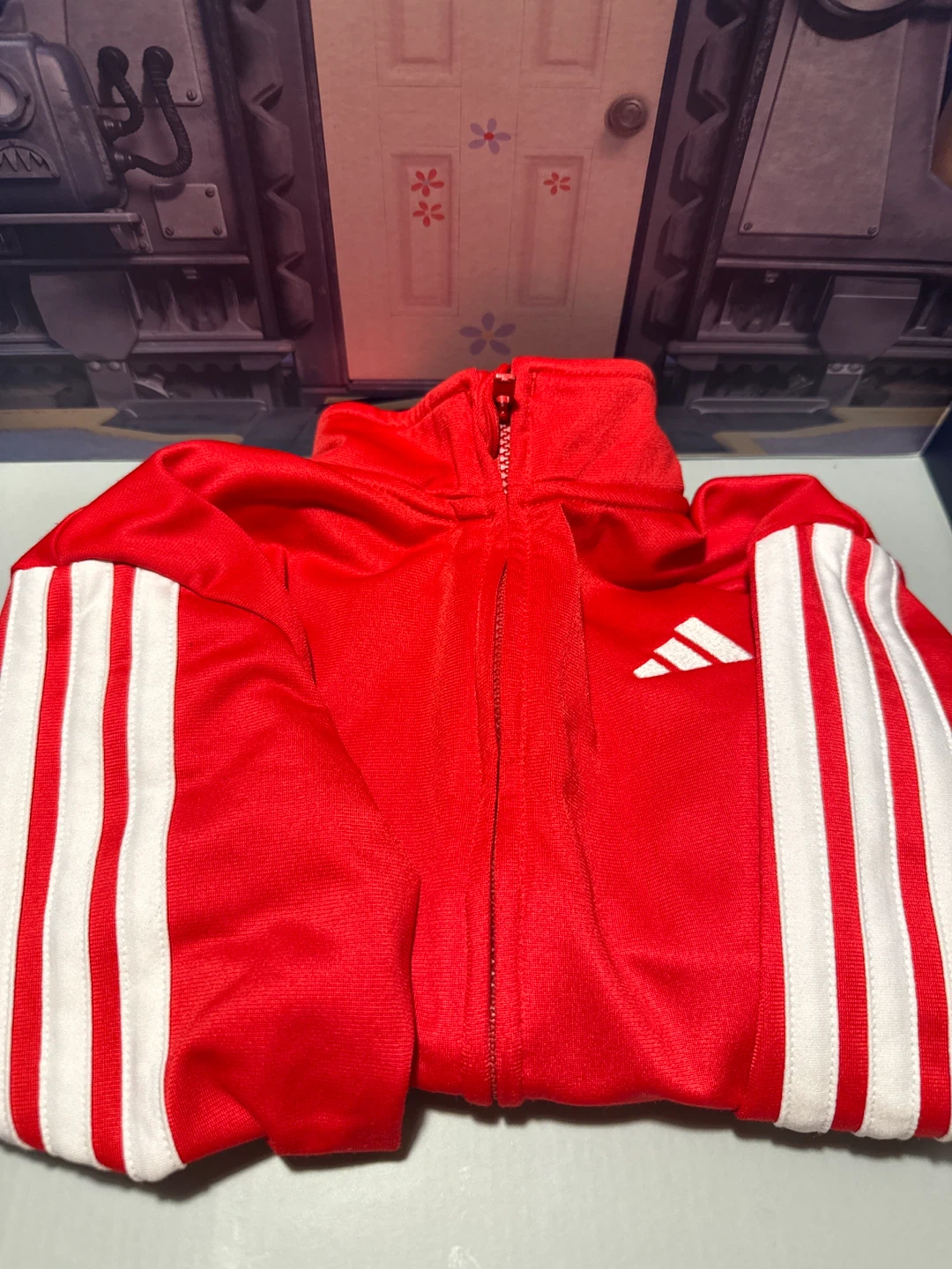 Adidas Red Tracksuit Set - photo 2