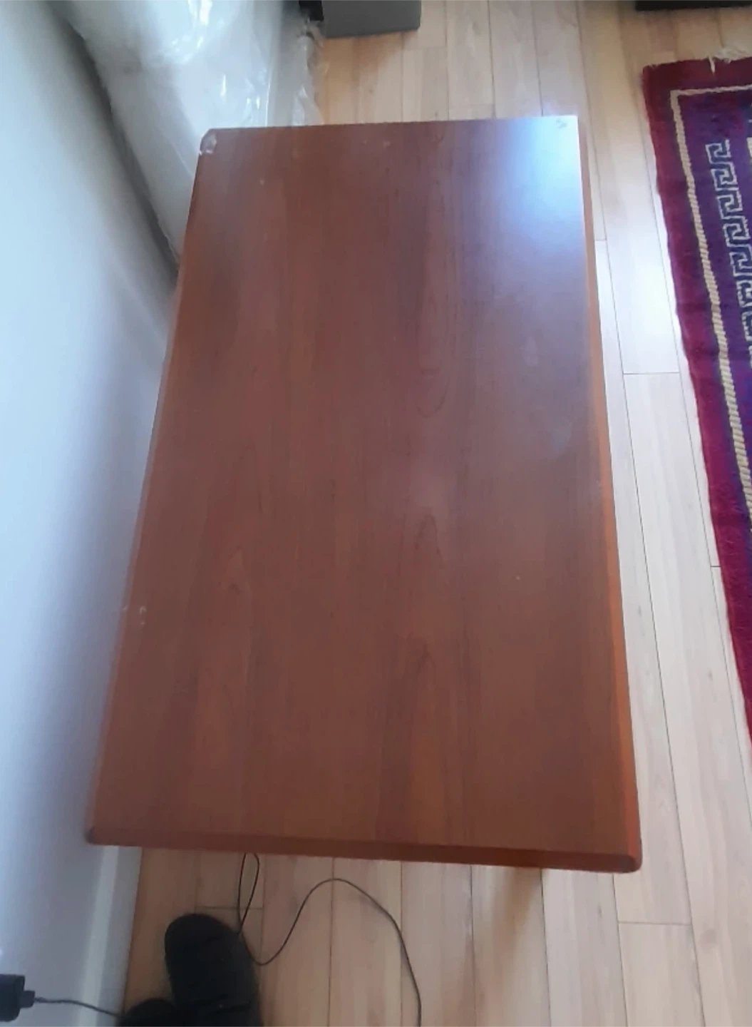 Wooden coffee table