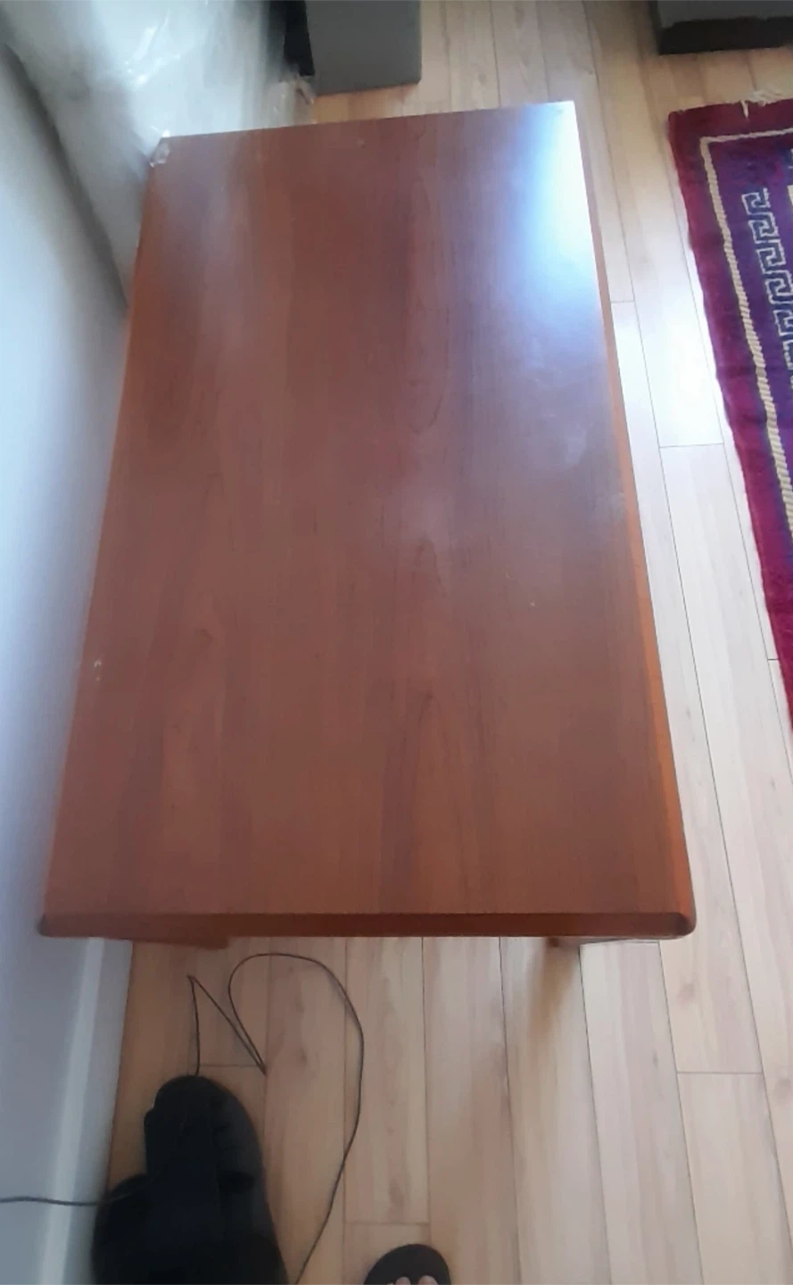 Wooden coffee table - photo 3