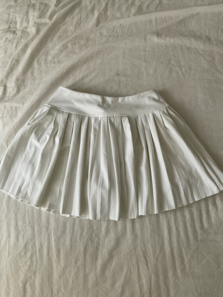 Garage White Pleated Tennis Skirt - photo 4