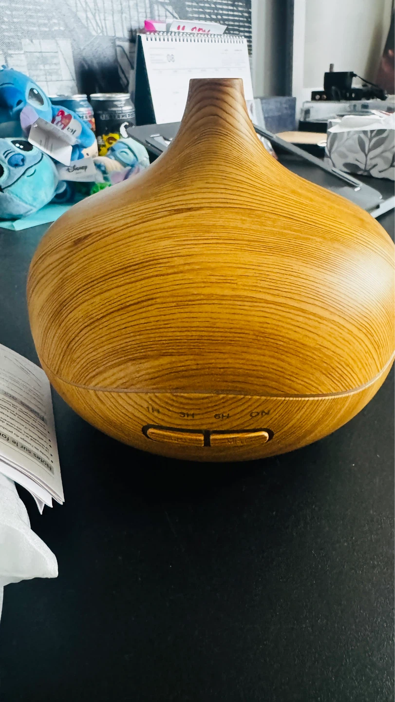 Ultrasonic Aroma Diffuser With Wood Grain Finish - photo 4