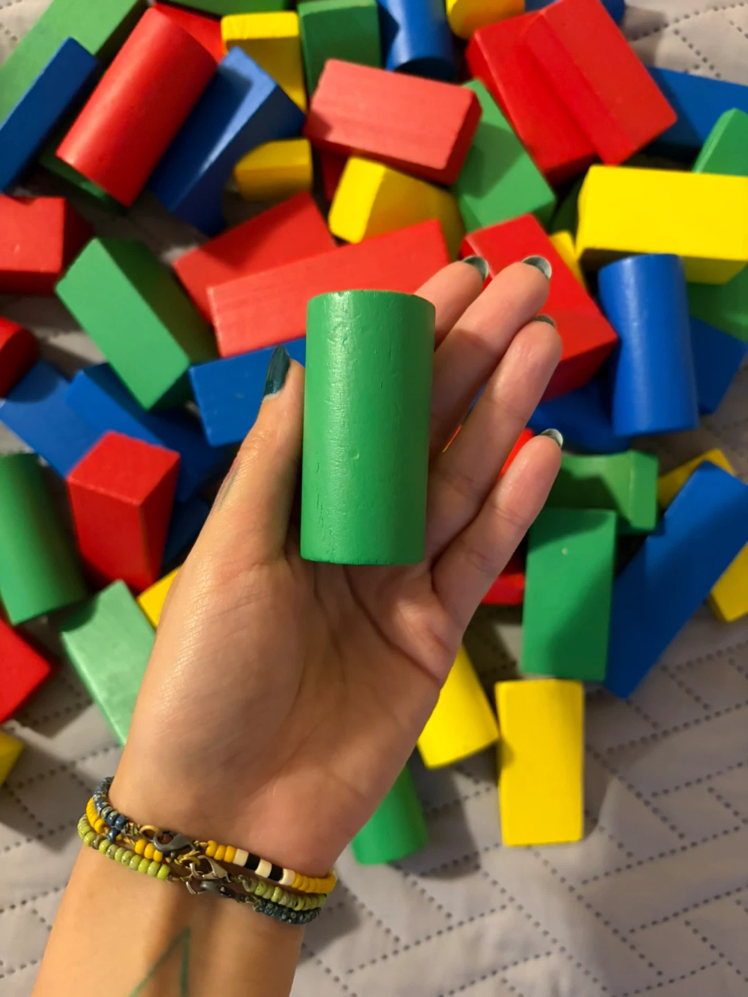 Wooden building blocks - photo 2