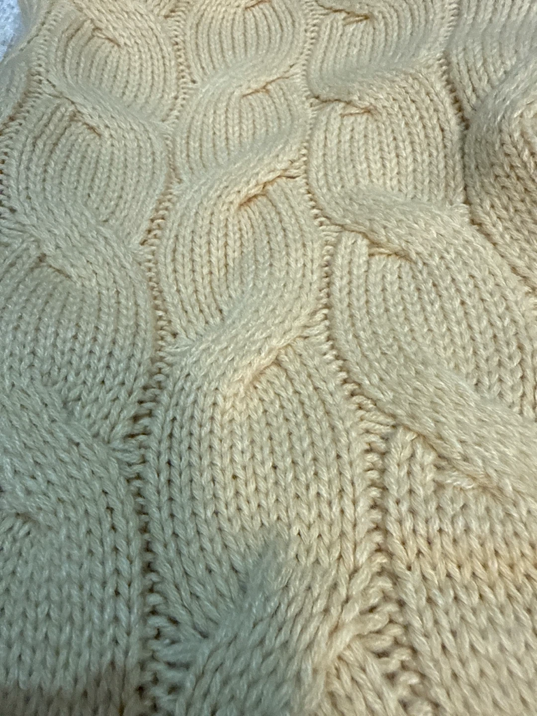 Bare Denim cable knit sweater - Beige - photo 3