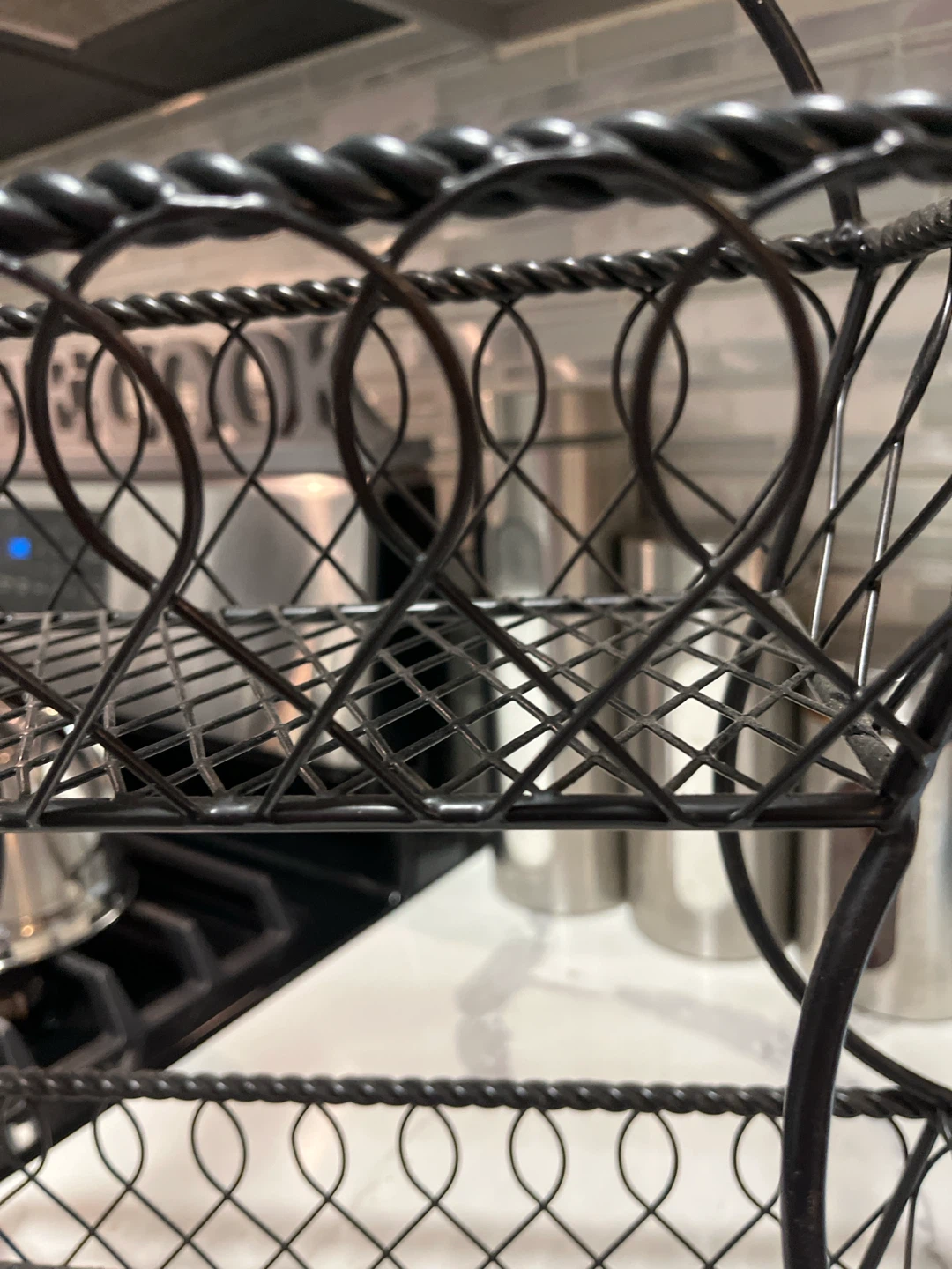 Gourmet Basics by Mikasa 2-Tier Wire Basket Stand - photo 4