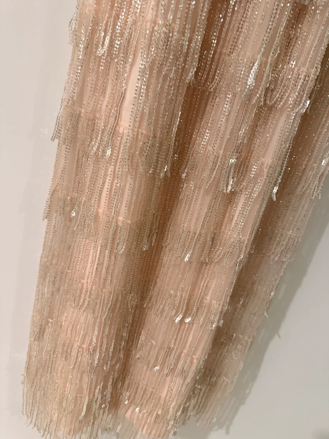 Beaded Fringe Gown new - photo 3