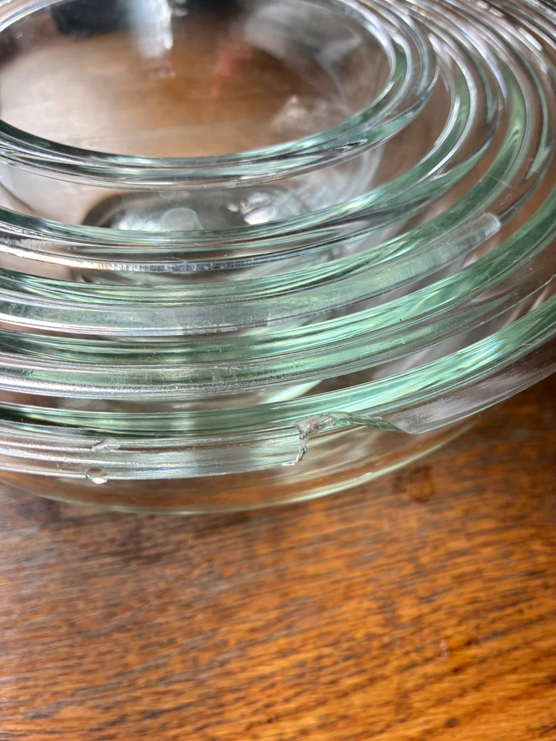Clear Glass Mixing Bowl Set - photo 4