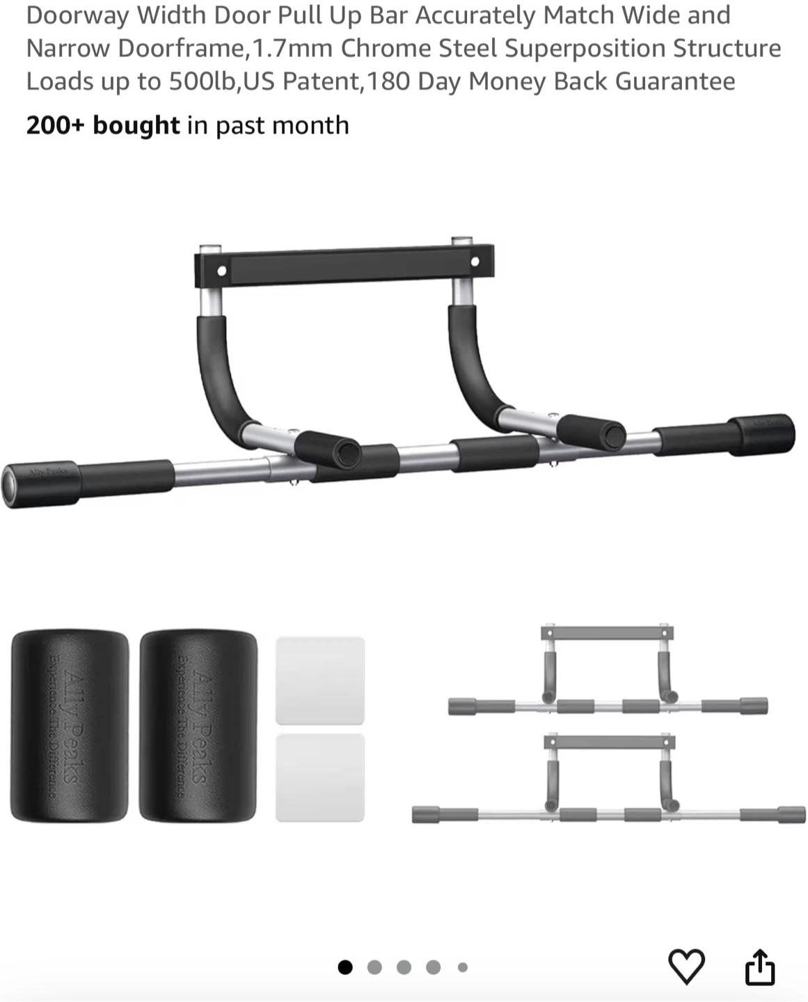 MOMODA Doorway Pull Up Bar - photo 2