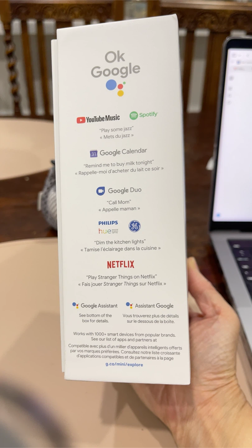 Google Nest Mini (2nd Gen) Smart Speaker - photo 2