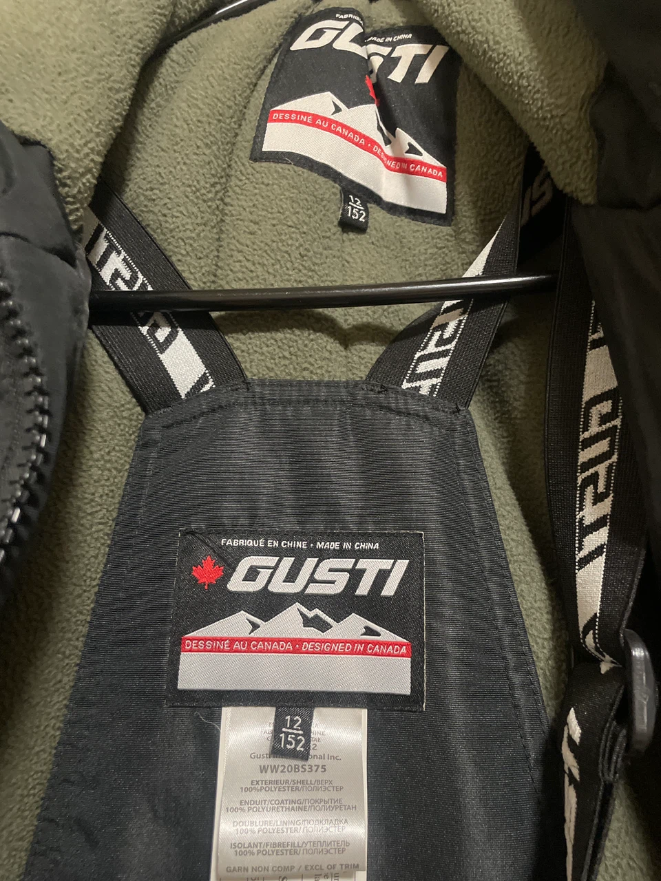 Gusti Winter Snow Suit Set Size 12 - photo 2