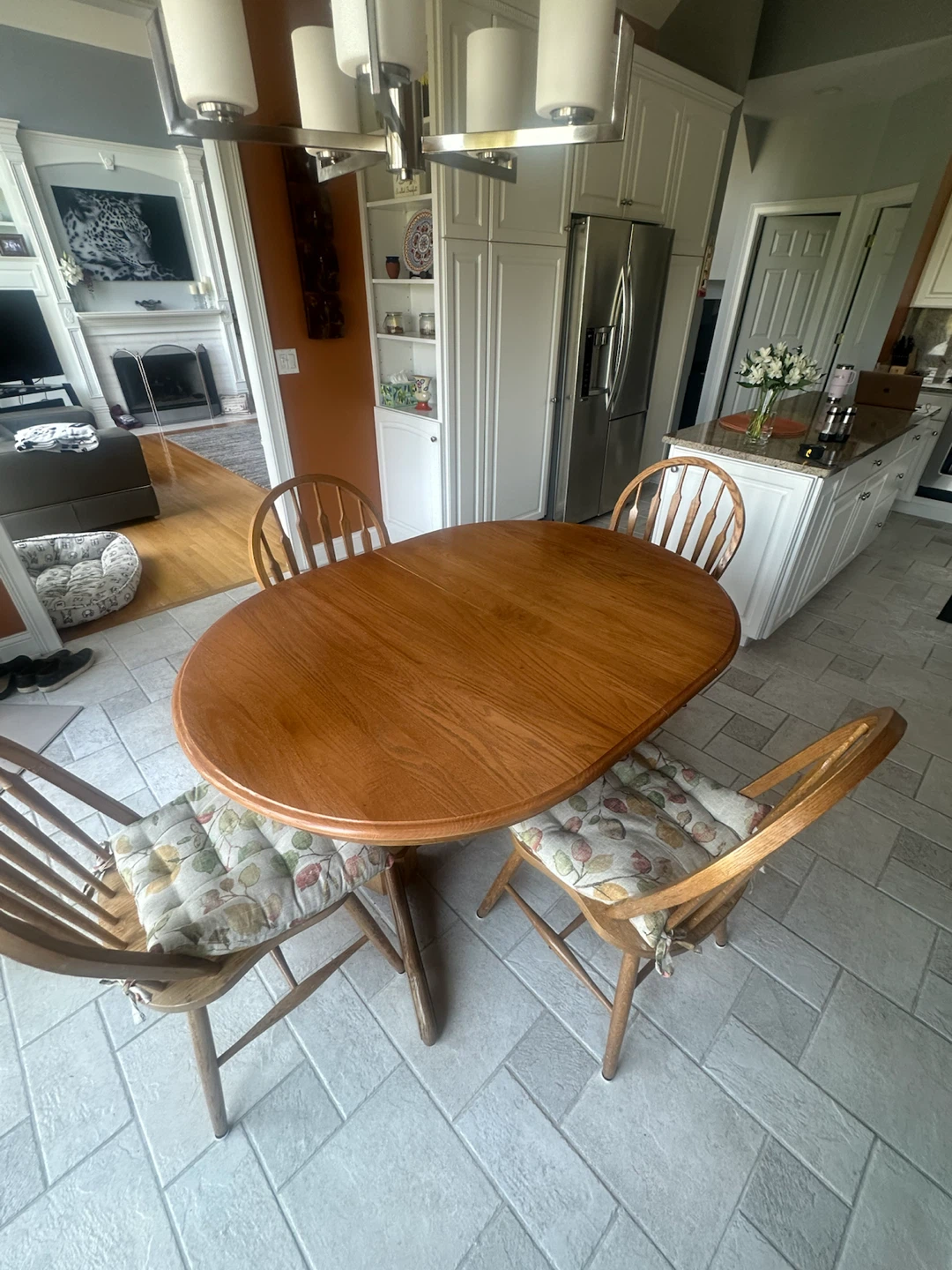 Wooden Extendable Dining Table - photo 2