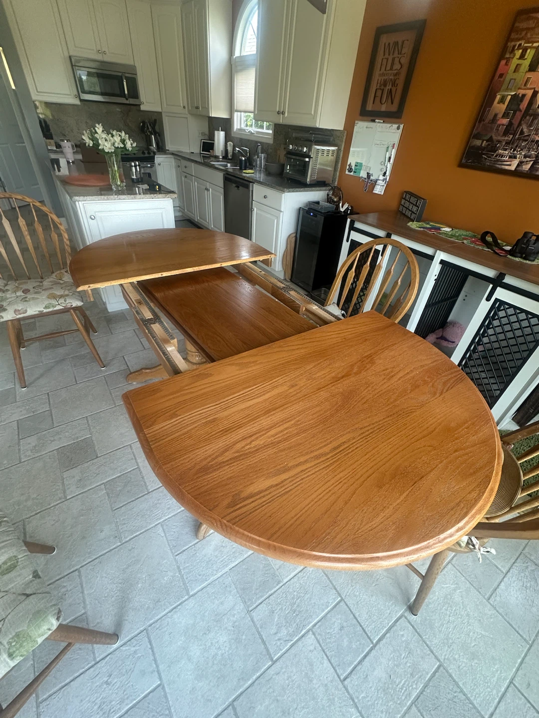 Wooden Extendable Dining Table - photo 3