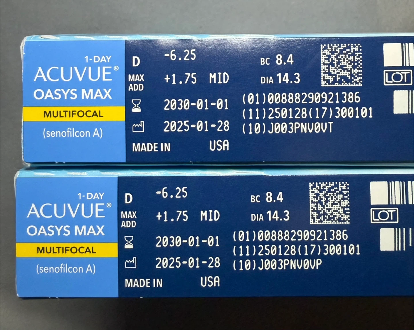 Sealed Acuvue Oasys Max 1-Day Multifocal - 90 Contact Lenses - photo 5