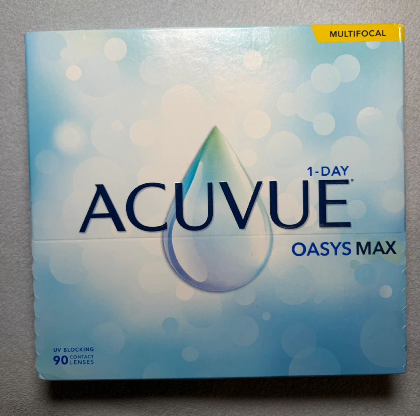 Sealed Acuvue Oasys Max 1-Day Multifocal - 90 Contact Lenses