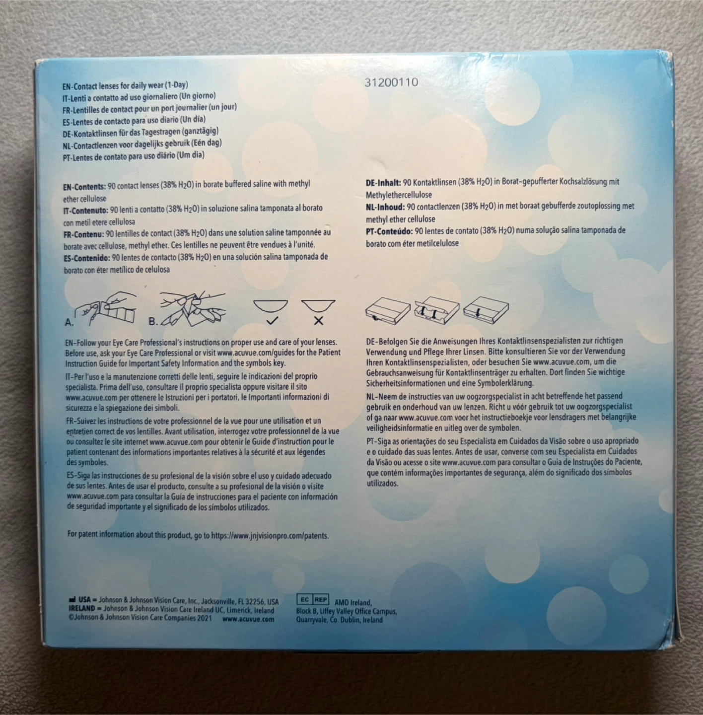 Sealed Acuvue Oasys Max 1-Day Multifocal - 90 Contact Lenses - photo 2
