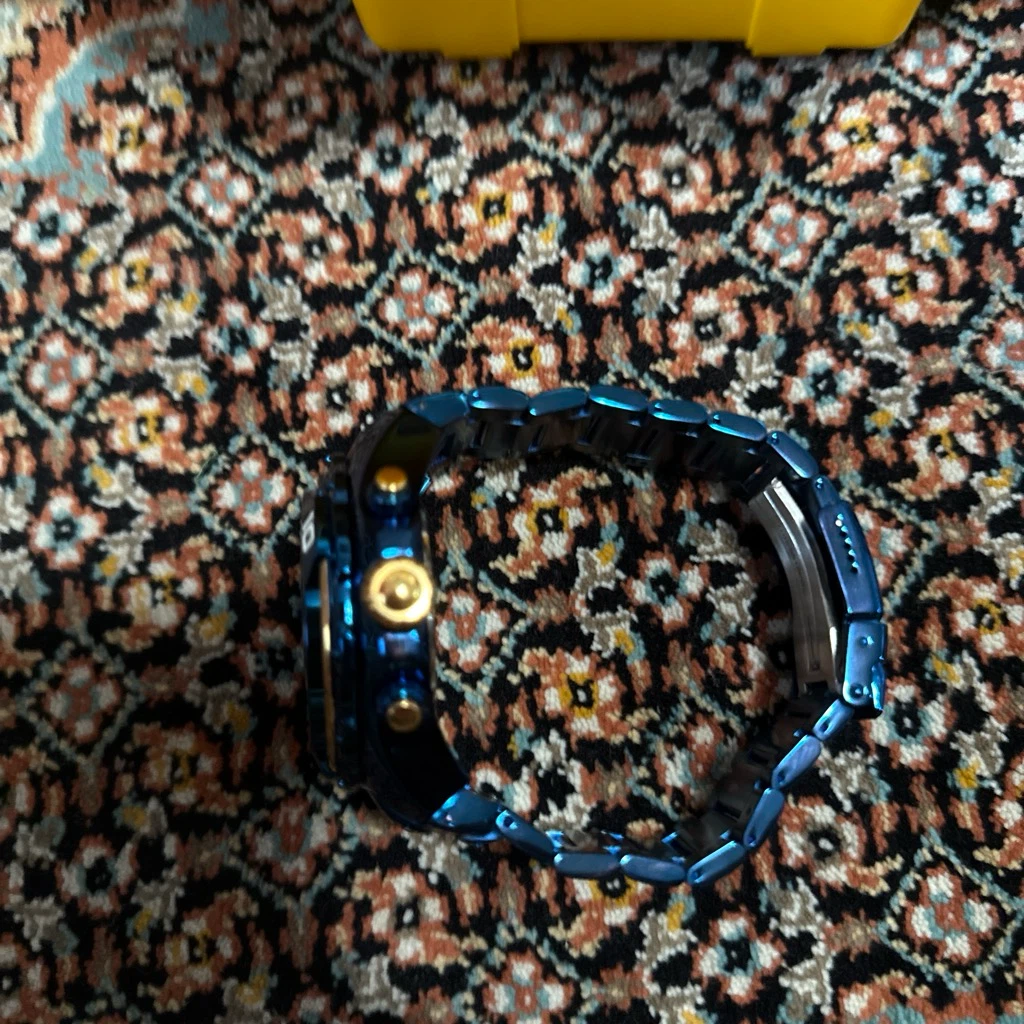 Invicta Blue and Gold Chronograph Watch - photo 5